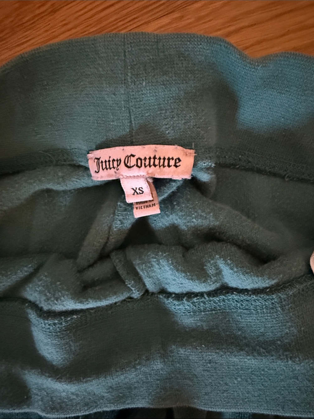 Juicy Couture Teal Velvet Lounge Pants - Picture 2 of 2